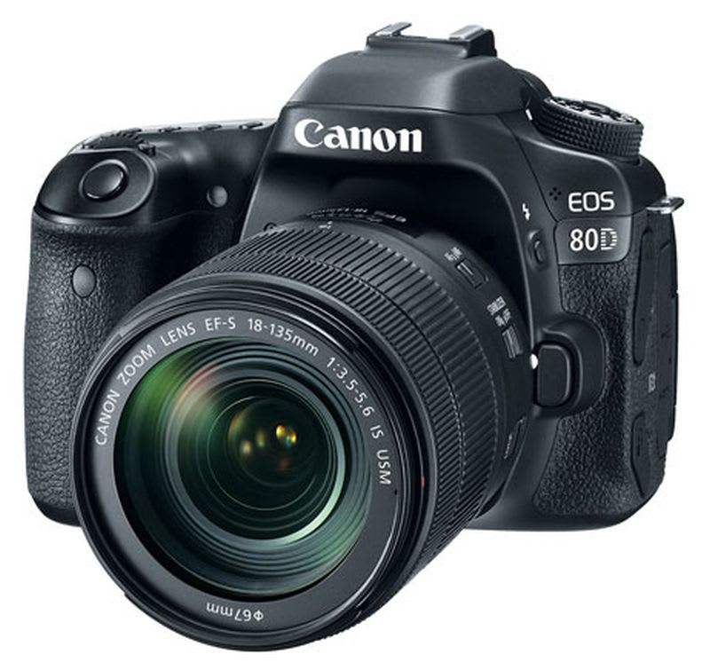 Refurb Canon EOS 80D 24MP DSLR Camera, Lens for $1,099 + free shipping
