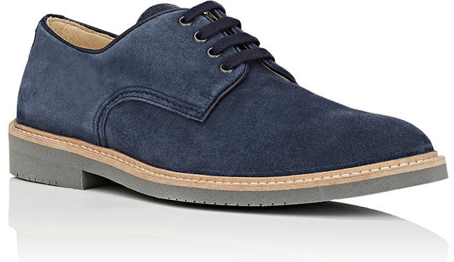 Barneys New York Men's Suede Bluchers for $56 + free shipping