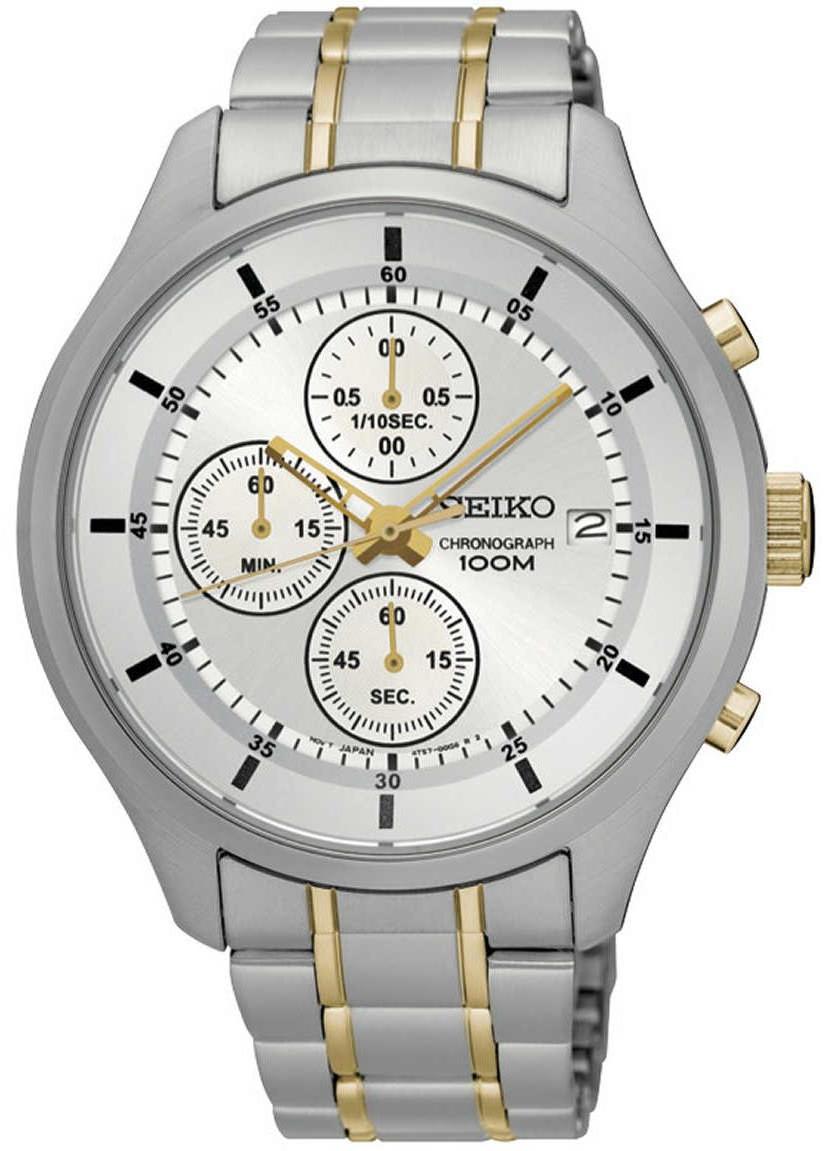 Seiko Men's Chronograph Dial Watch for $80 + free shipping