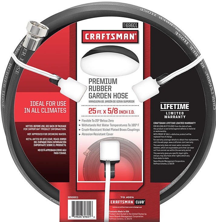 Craftsman 5/8" 25-Foot Heavy-Duty Garden Hose for $13 + pickup at Sears
