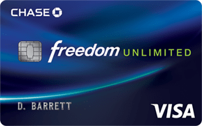 Chase Freedom Unlimited℠ Card Earn a $150 bonus