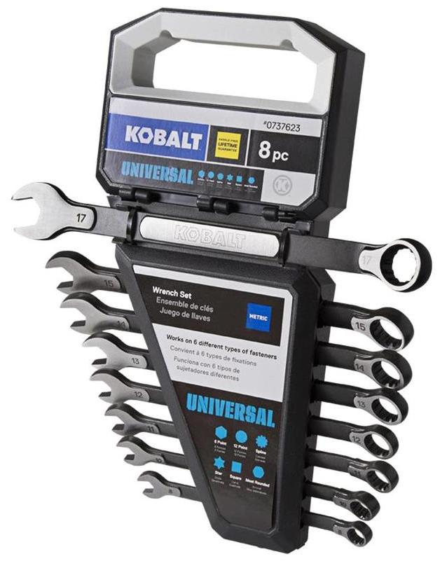 Kobalt 8pc Standard Oxide Metric Wrench Set for $20 + free shipping