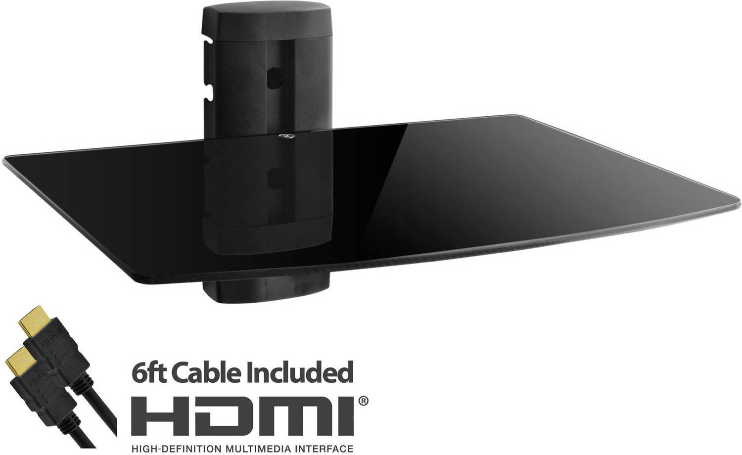 Adjustable Shelf for Consoles w/ HDMI Cable for $12 + pickup at Walmart