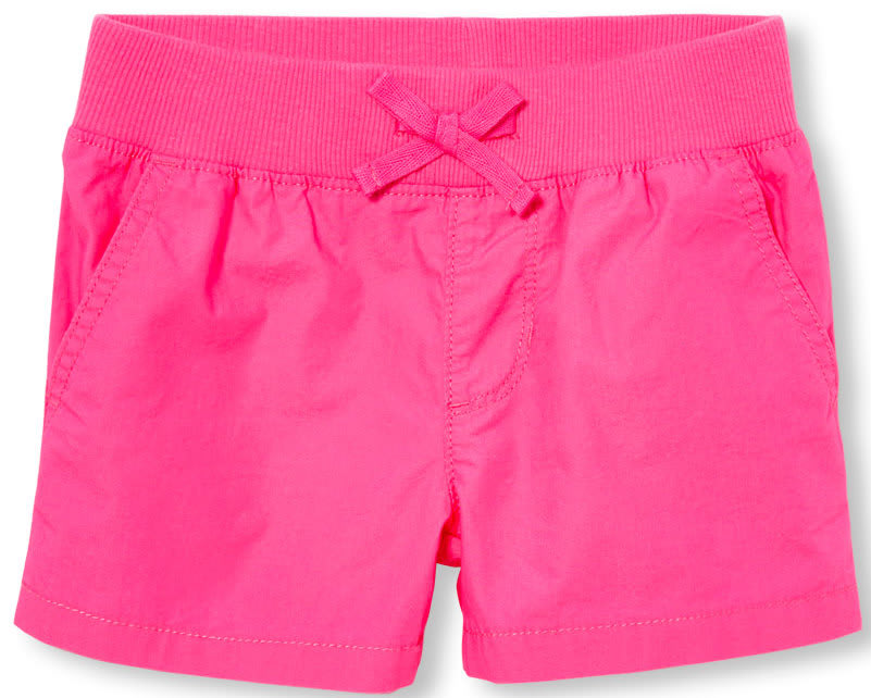 The Children's Place Girls' Pull-On Shorts for $5 + free shipping