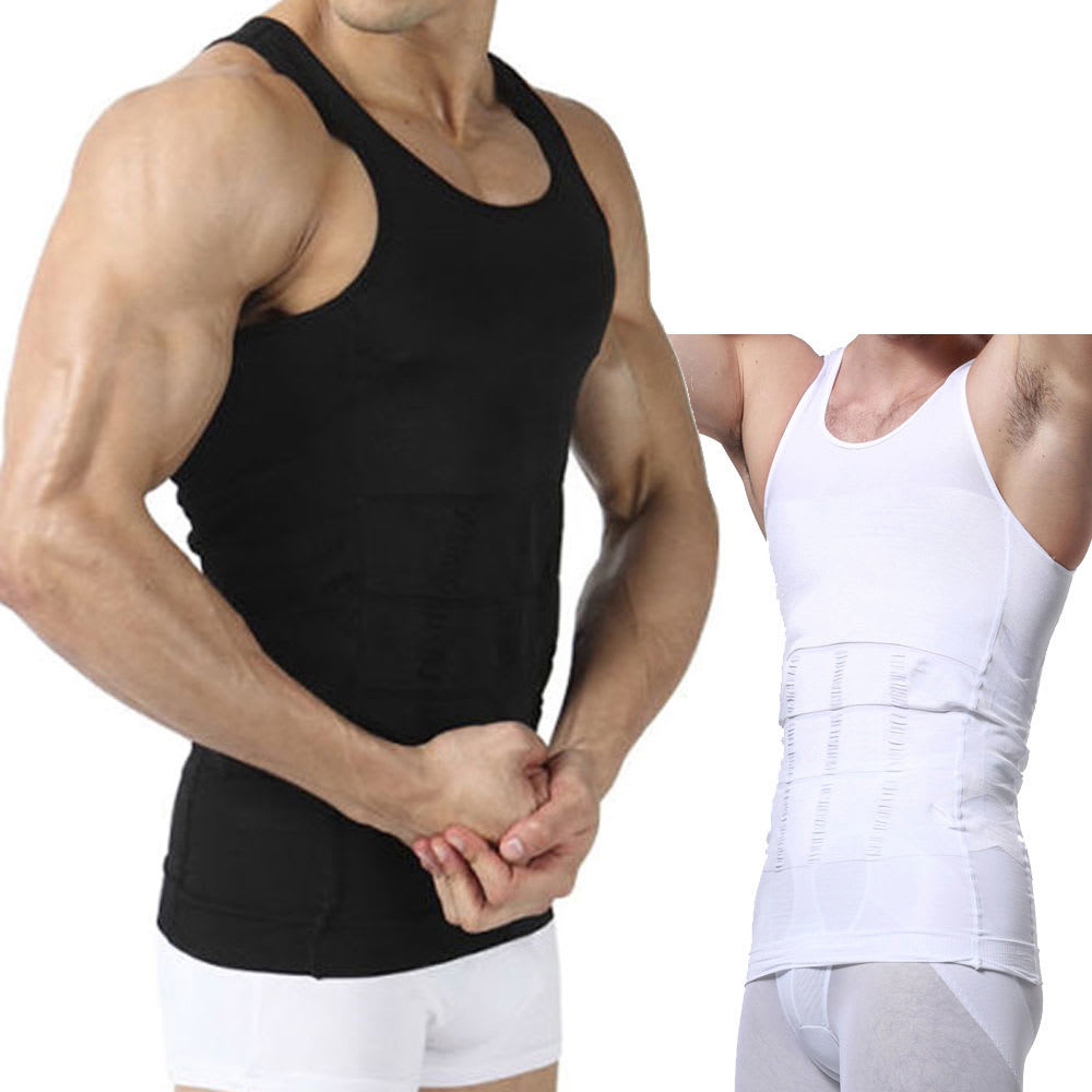 Agptek Men's Body Shaper Under Shirt for $9 + free shipping