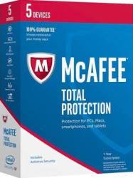 McAfee 2017 Total Protection for 5-Devices for $0 after rebate + $3 s&h